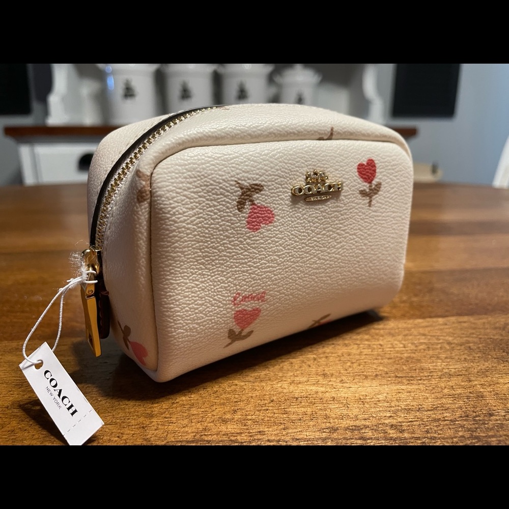Coach mini cosmetic bag
